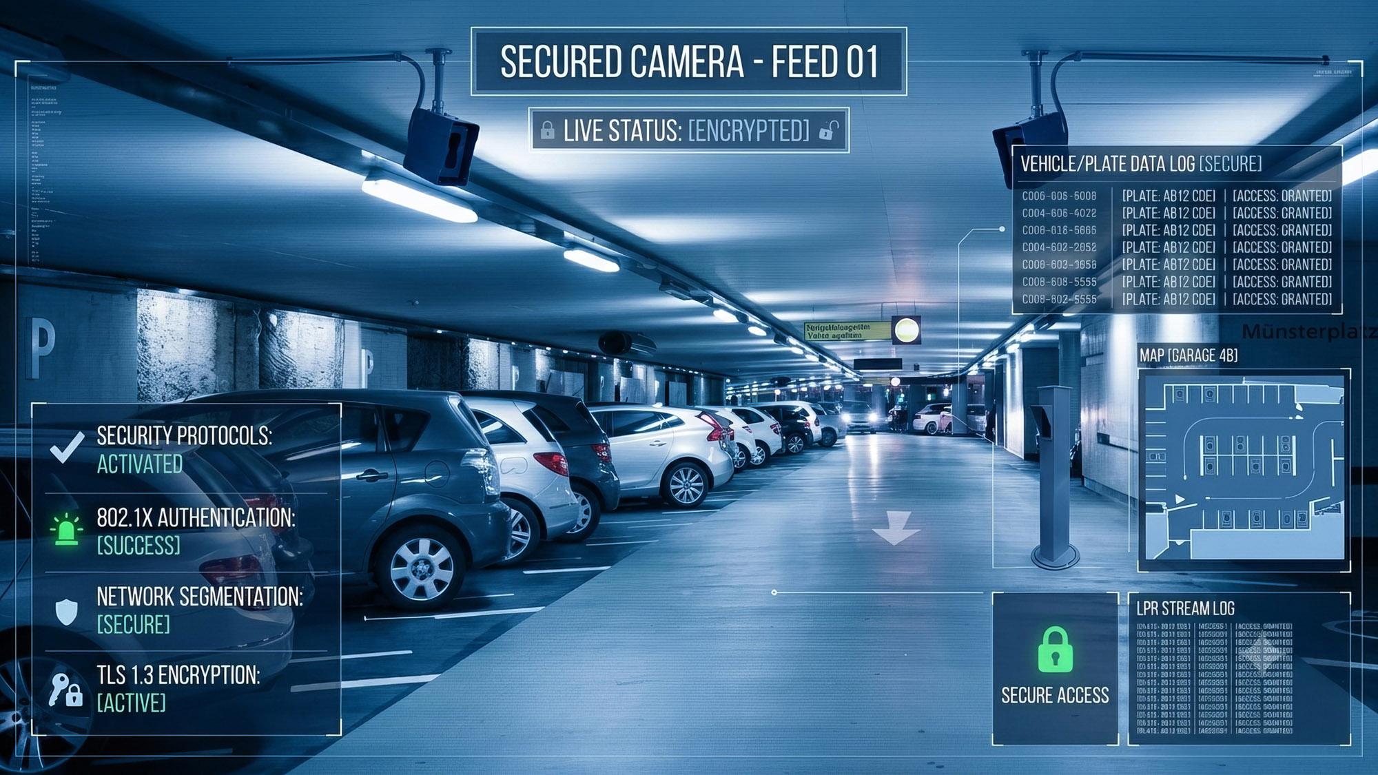 Secure LPR Site IA Generated Image