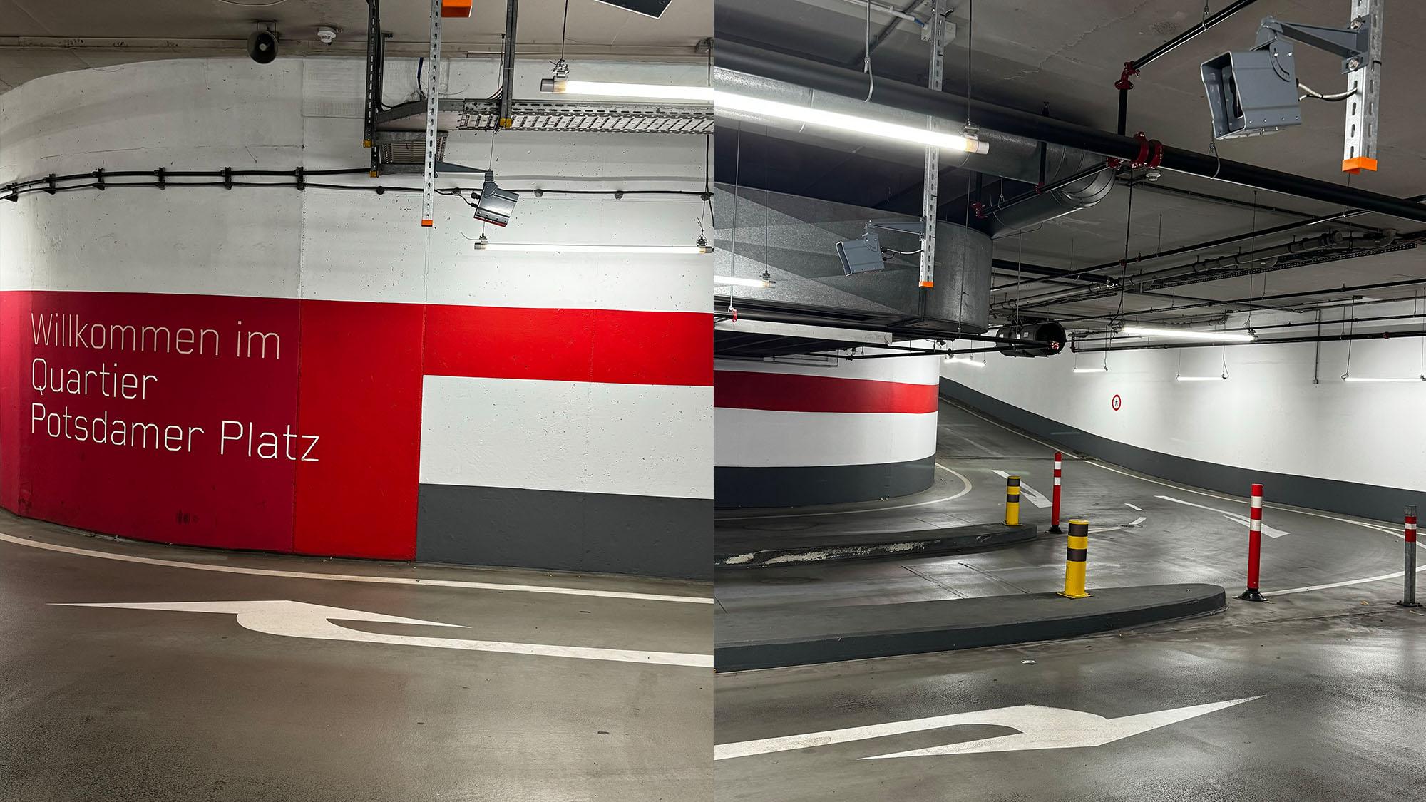 Parking with LPR at Potsdamer Platz, Berlin